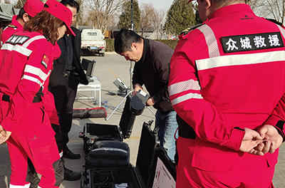 天眼2號三斷應急救援指揮系統(tǒng)寧夏應急救援項目驗收現(xiàn)場